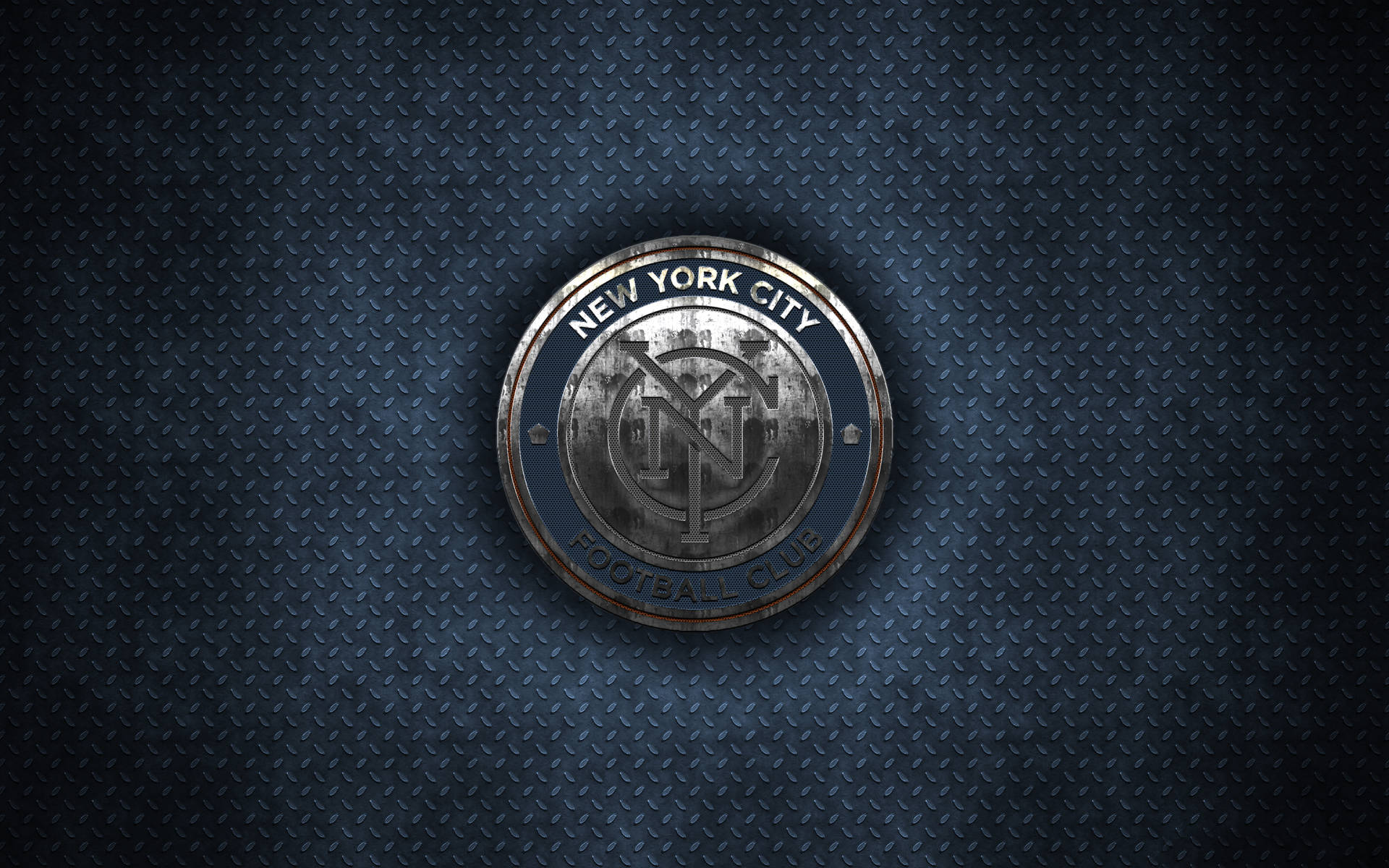 New York Hd Fc Logo Diamond Plate
