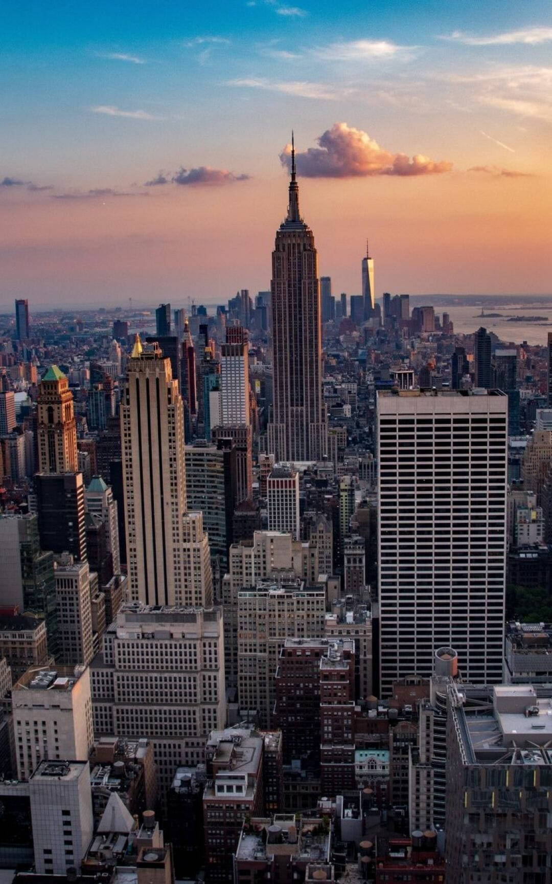 Genießensie Den Anblick Von New York Mit Diesem Atemberaubenden Hd Iphone-hintergrund. Wallpaper