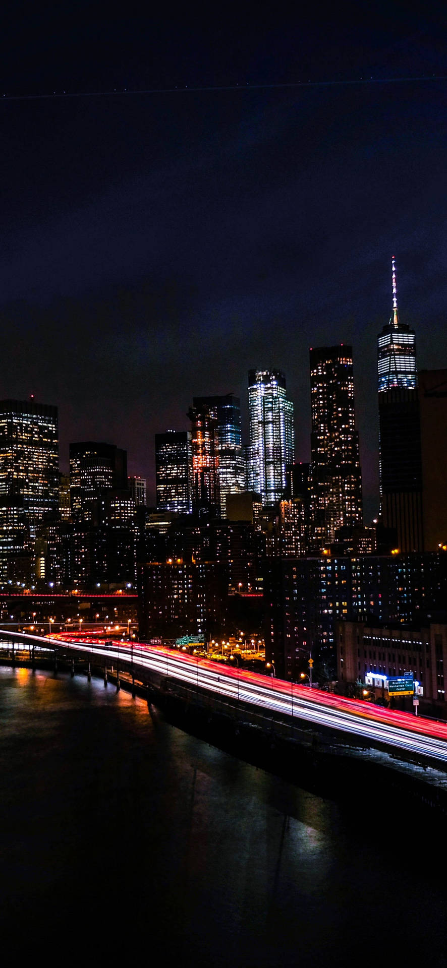 Einatemberaubender Blick Auf Die Skyline Von New York City Wallpaper