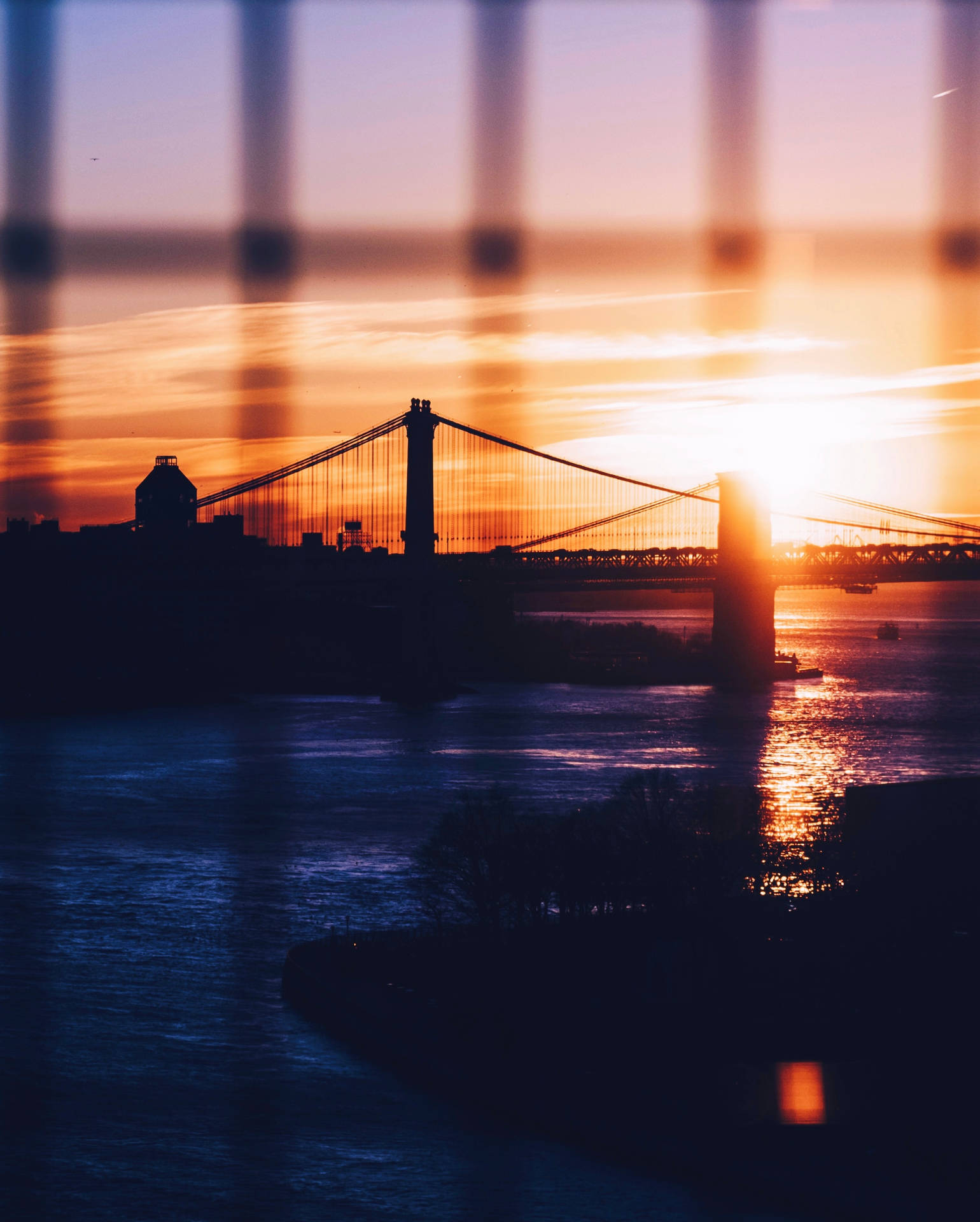 New York Hd Sunset Brooklyn Bridge