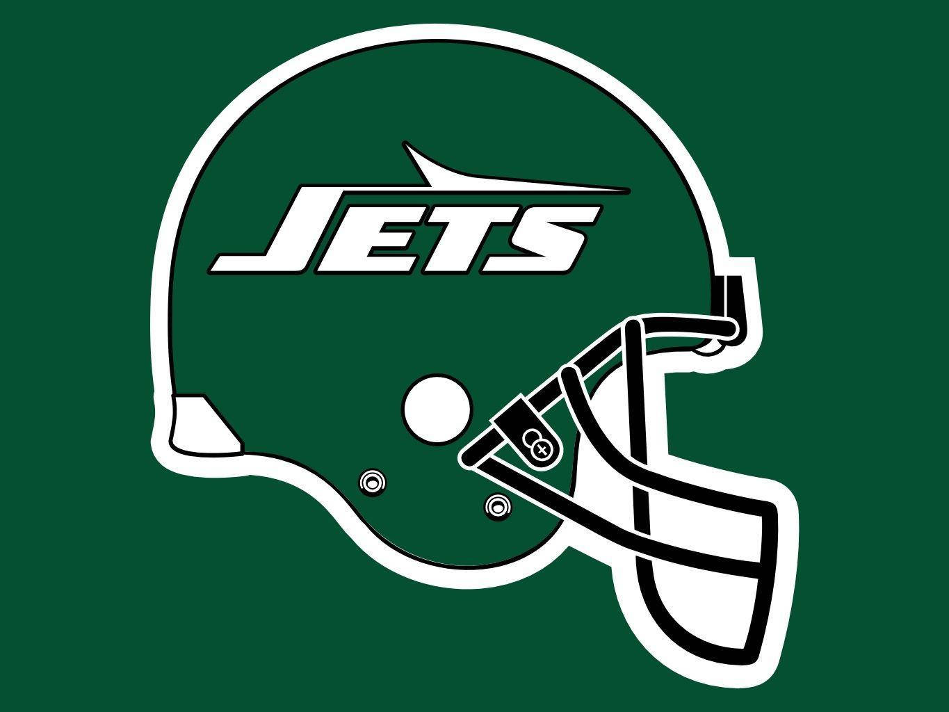 jets helmet green