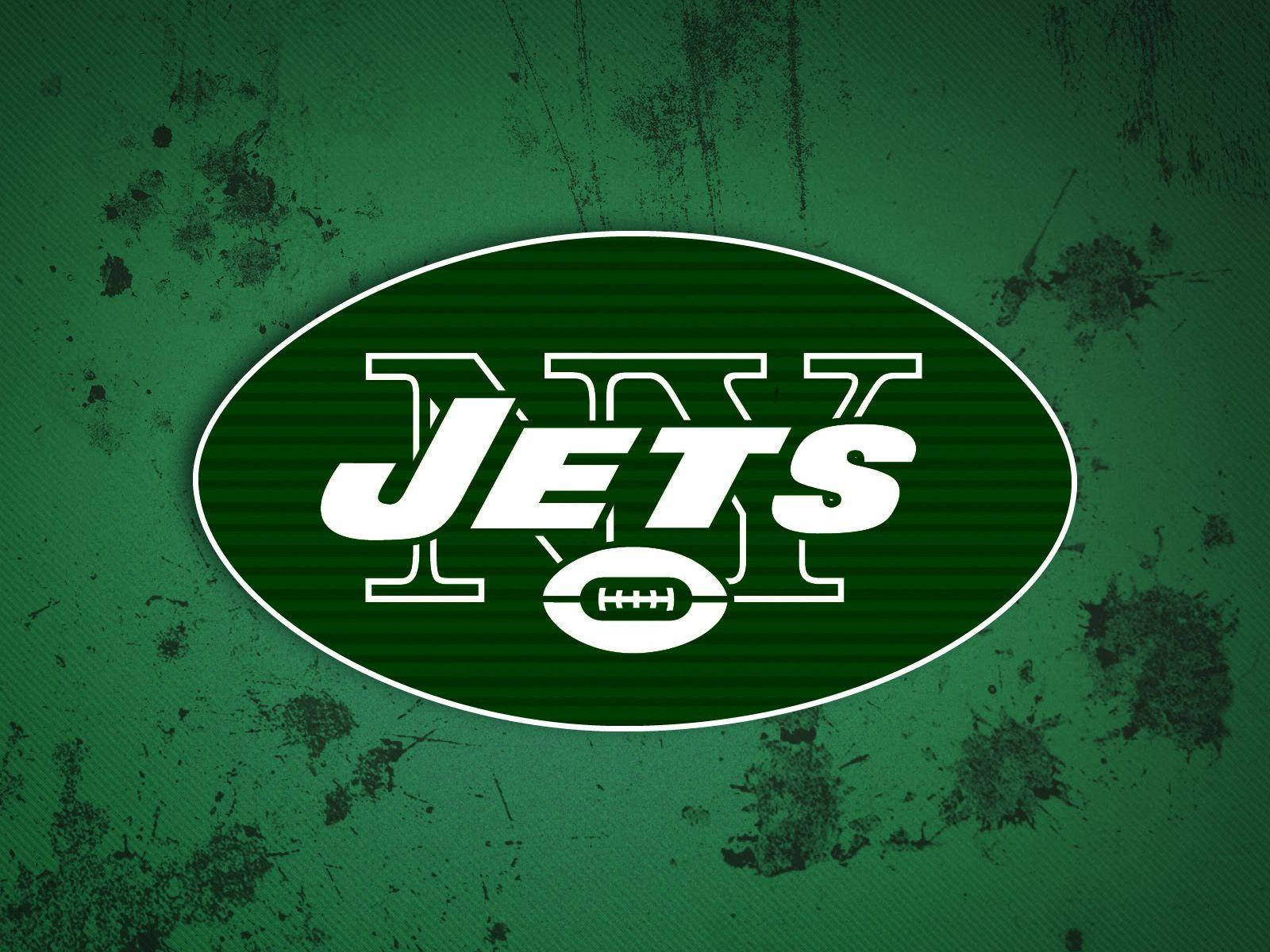 New York Jets Green Splats Wallpaper