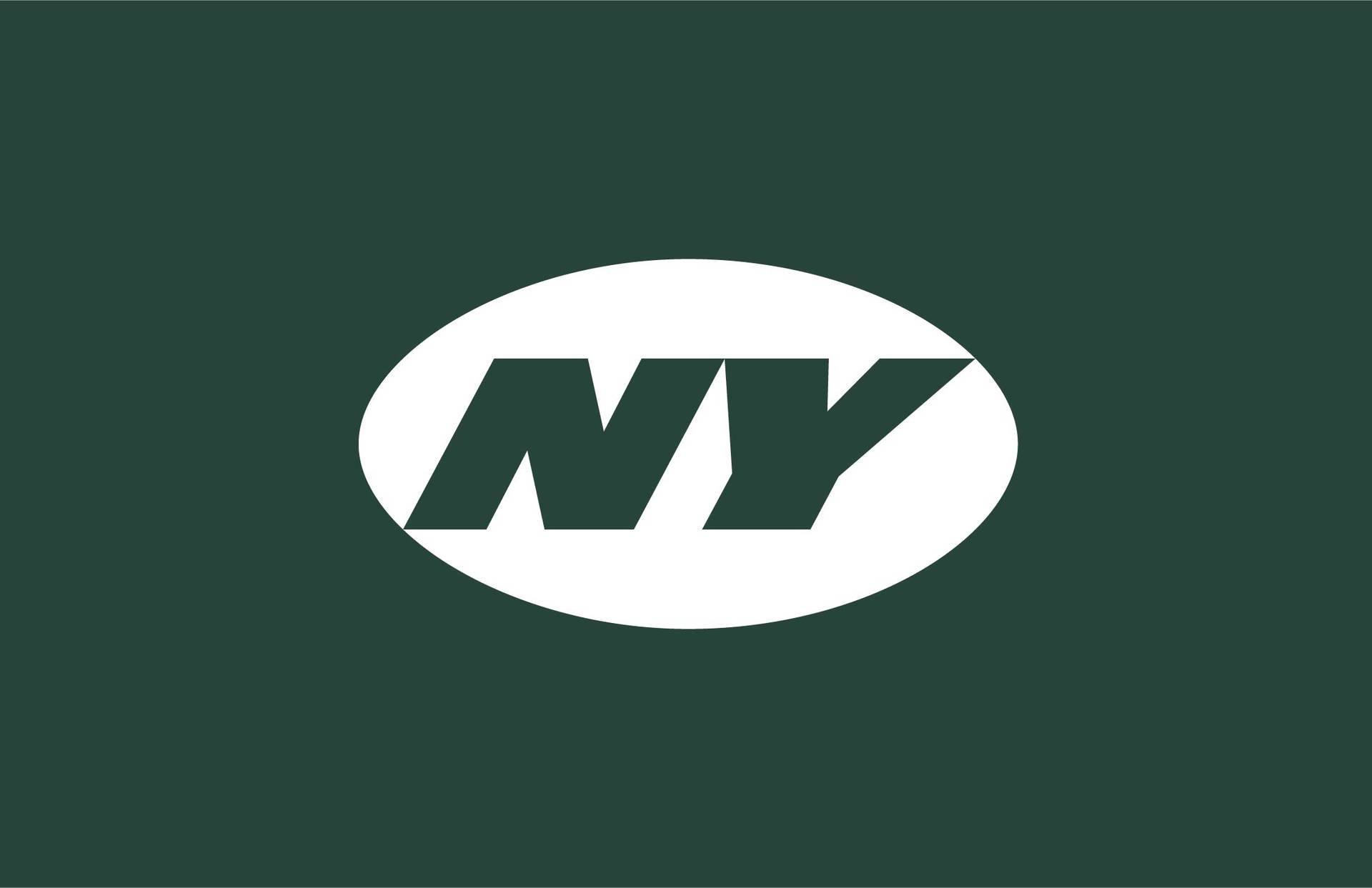 Newyork Jets Minimalistisches Logo. Wallpaper