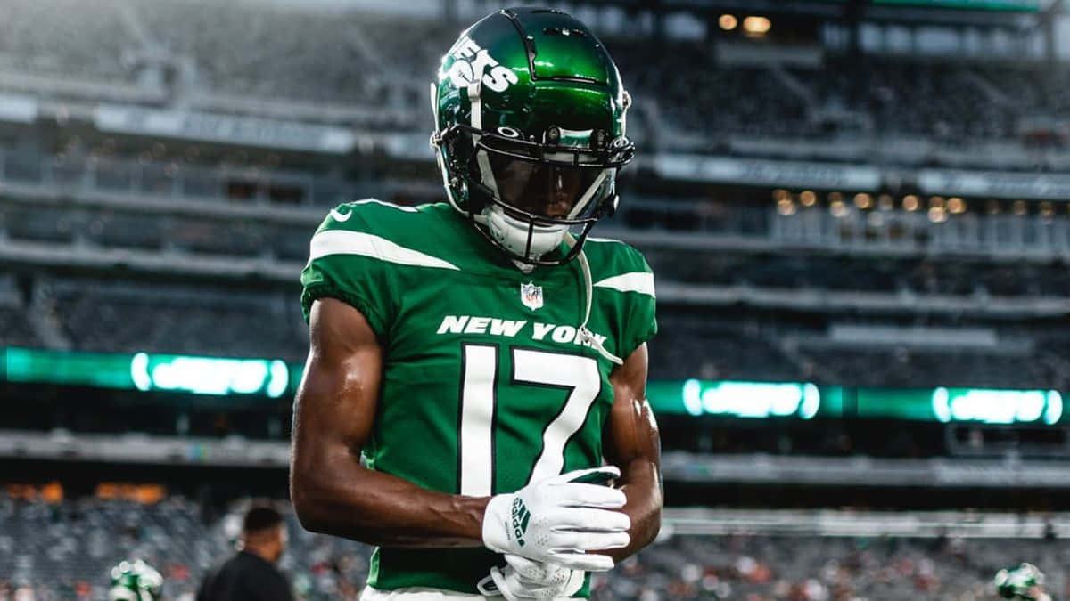New York Jets Player Number17 Wallpaper
