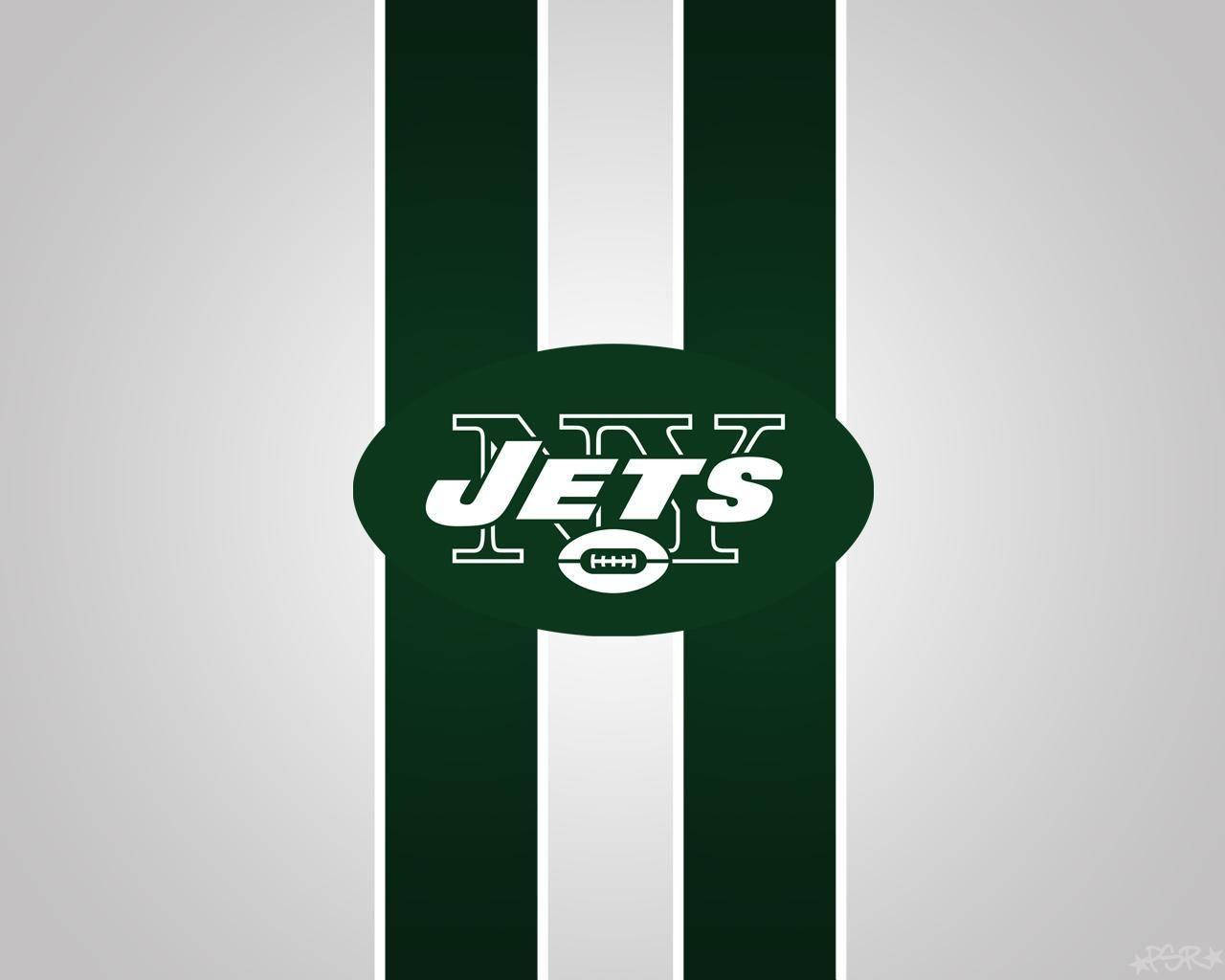New York Jets Two Lines Wallpaper