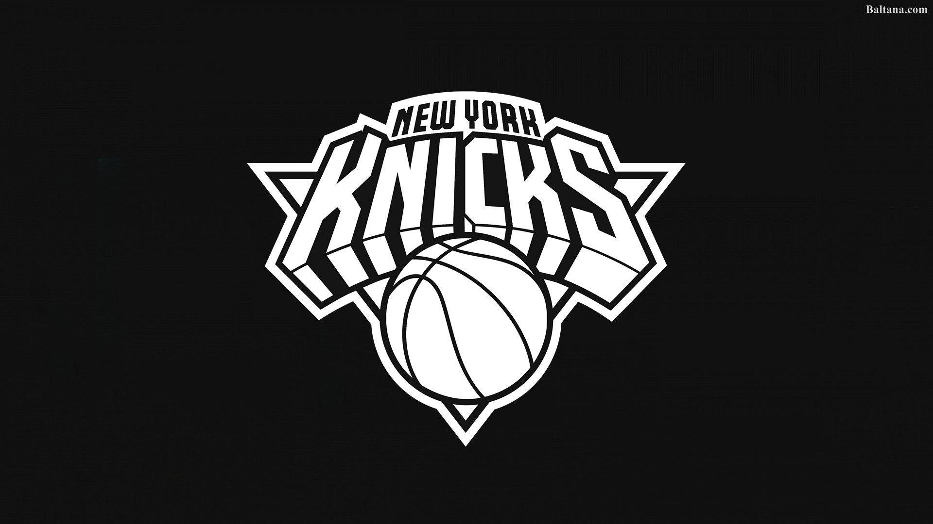 New York Knicks Black And White Wallpaper