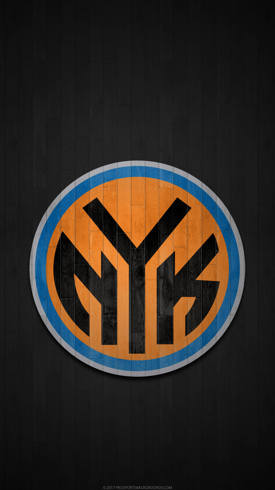 New York Knicks Black Letter Logo