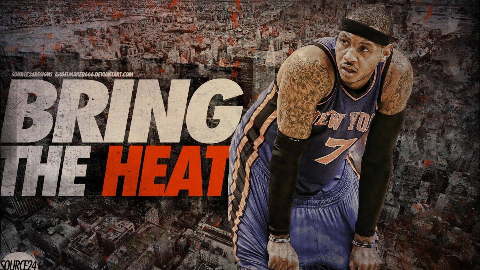 New York Knicks Bring The Heat Wallpaper