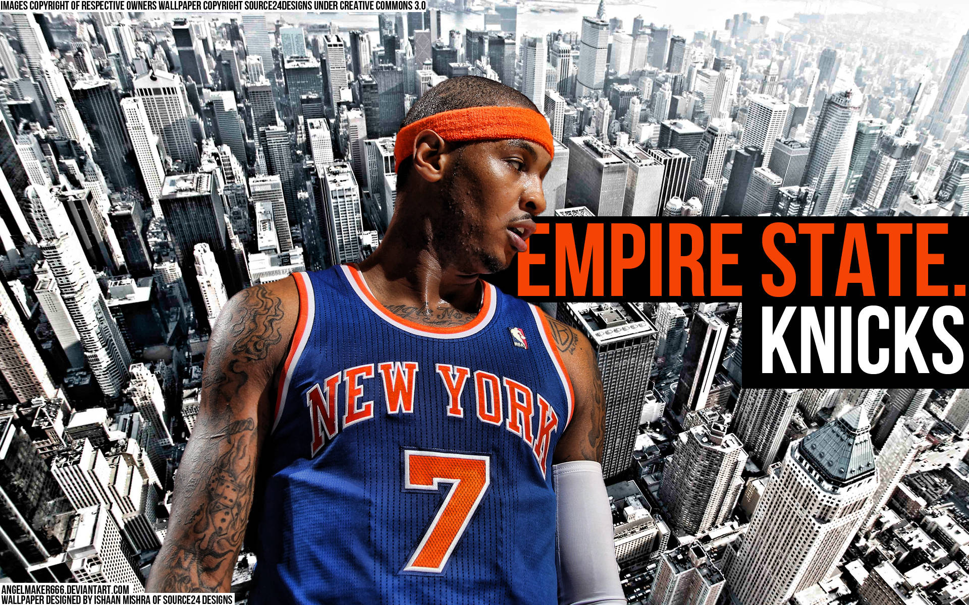 New York Knicks Carmelo Anthony Wallpaper