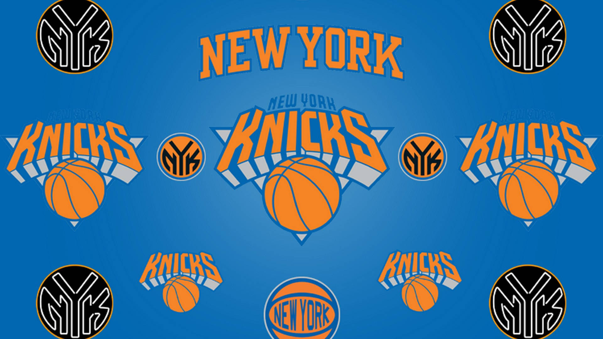 New York Knicks Classic Team Logo Wallpaper