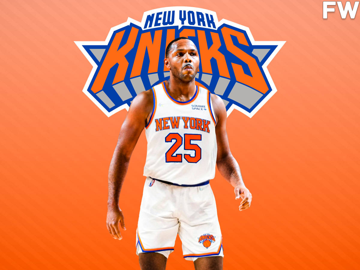 NeuerWallpaper der New York Knicks mit Eric Gordon Motiv. Wallpaper