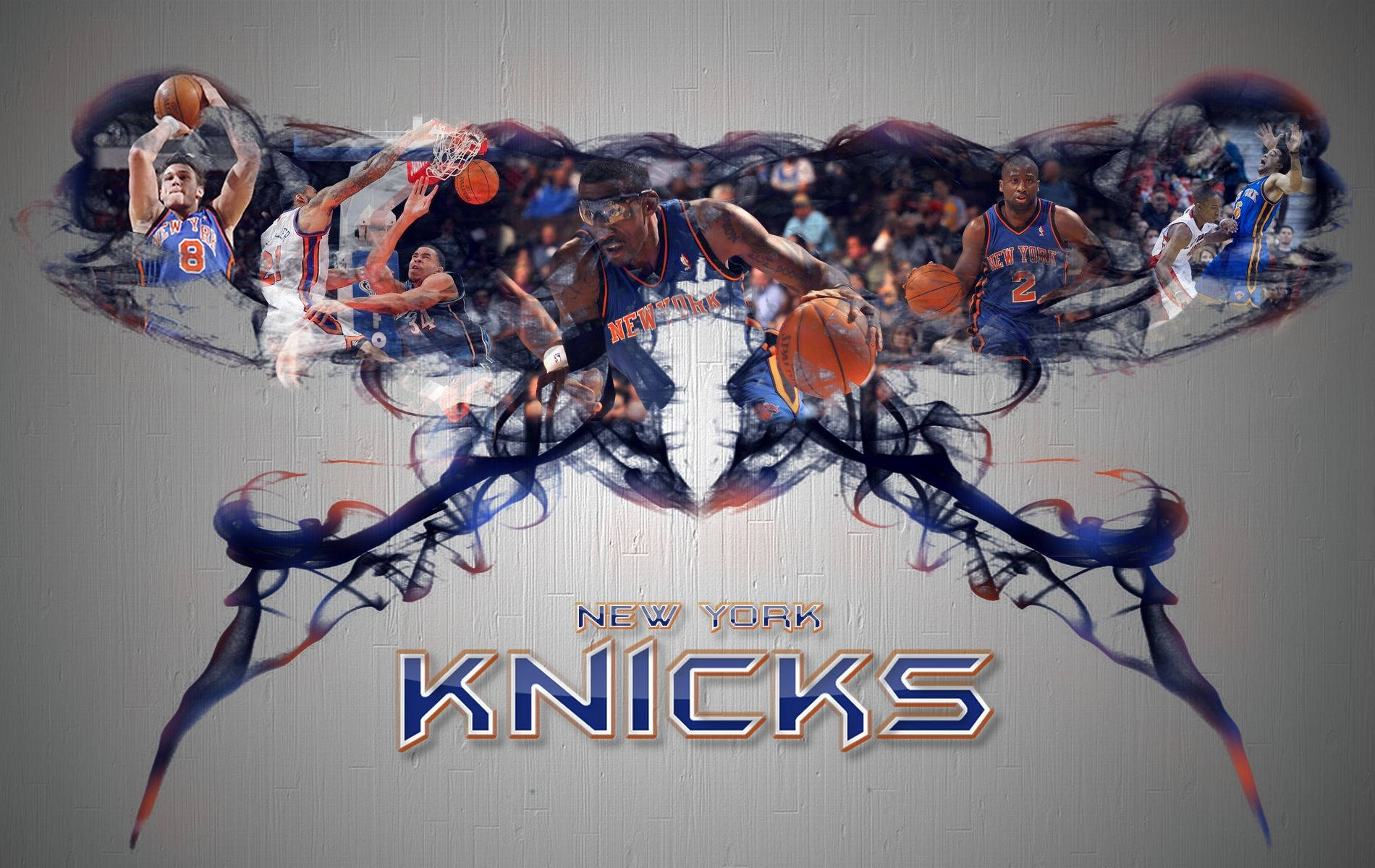 New York Knicks Former Star Players Wallpaper