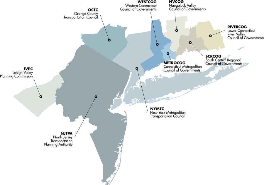 New York Metropolitan Transportation Council Map PNG