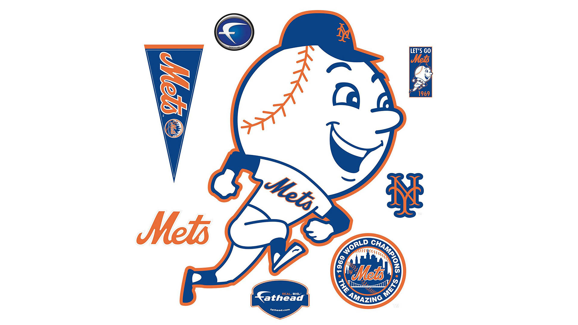 New York Mets Ball Mascot Wallpaper