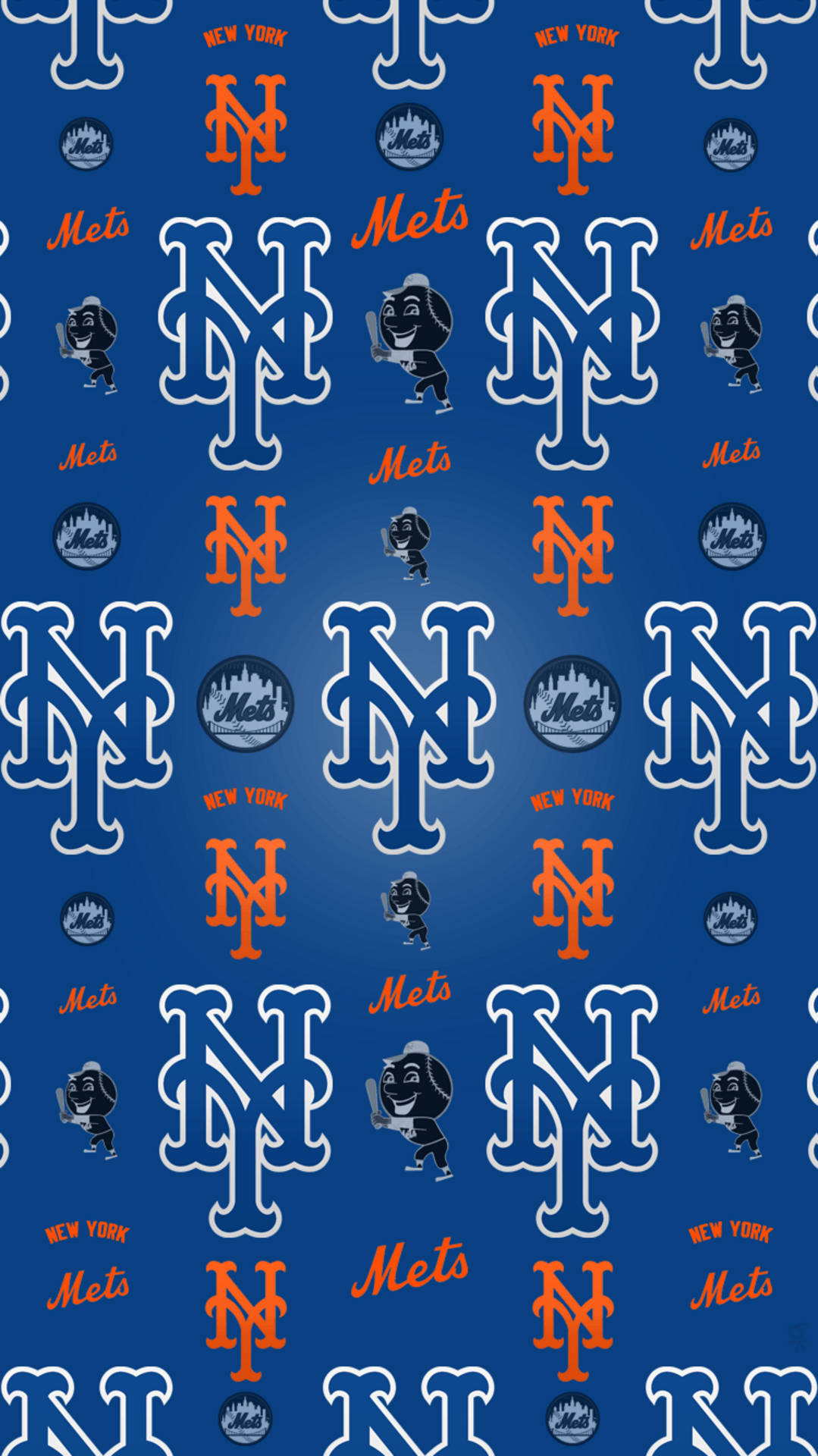 Download New York Mets Black Background Wallpaper