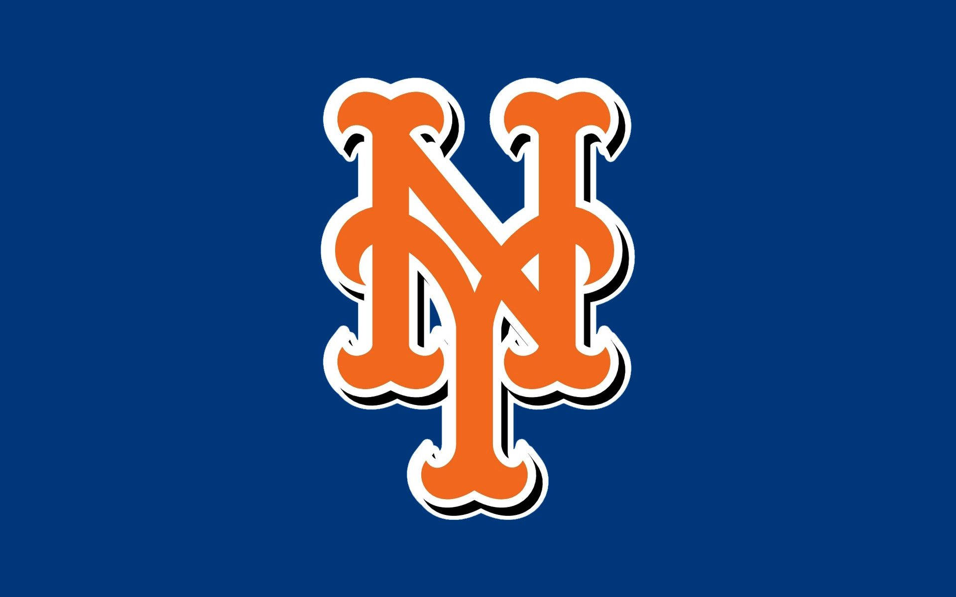 New York Mets Orange Logo Wallpaper