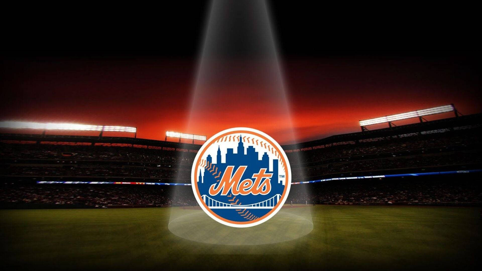 New York Mets Spotlight Wallpaper