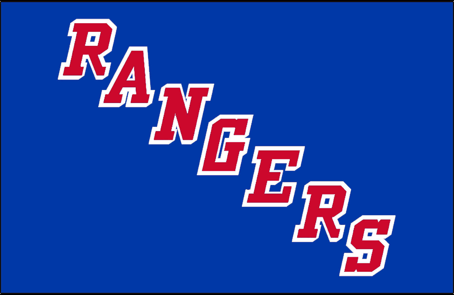 New York Rangers Word Logo Wallpaper