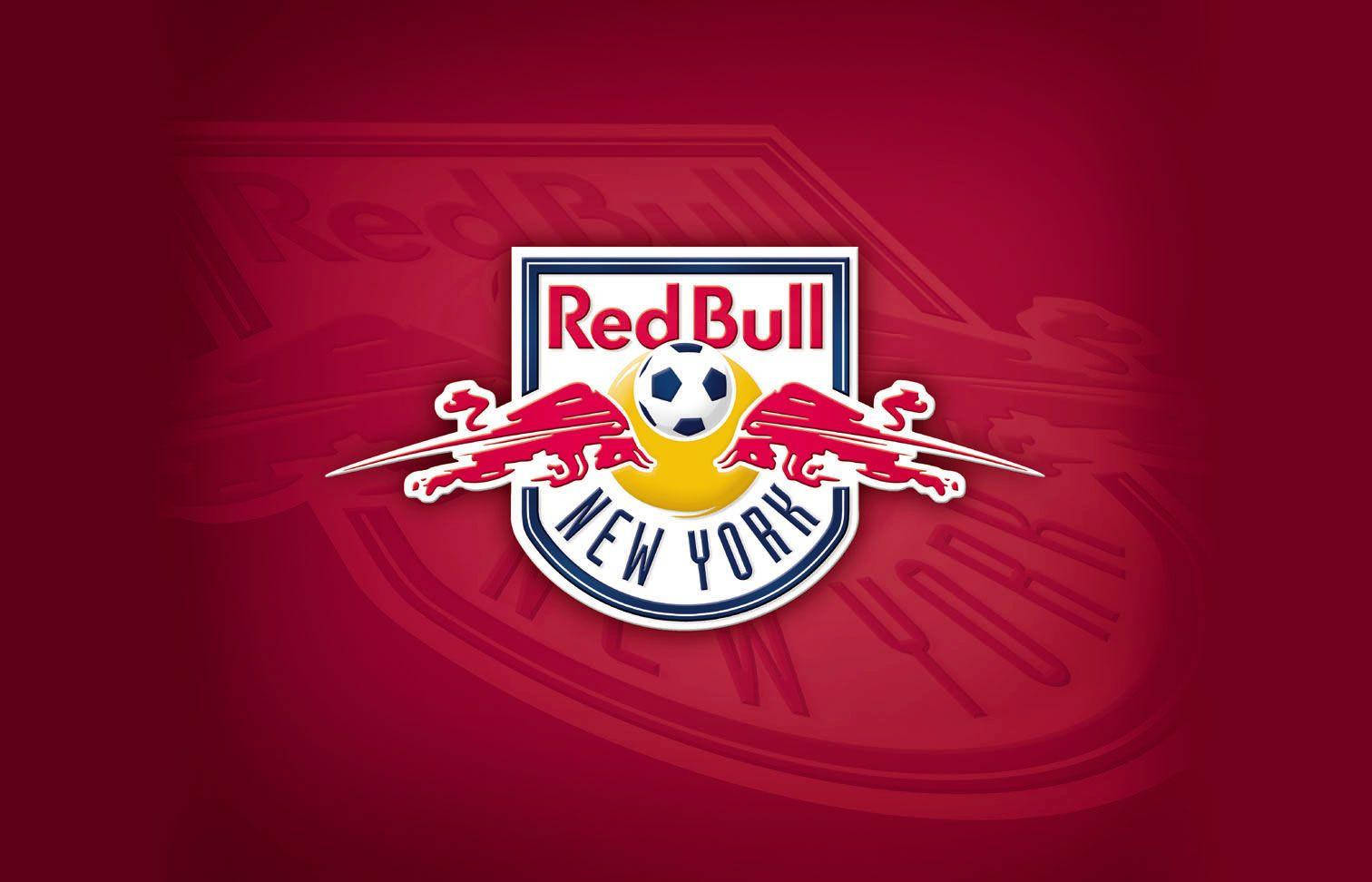 New York Red Bulls Logo Red Wallpaper
