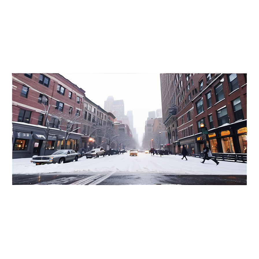 New York Snow Scene Png 88 PNG