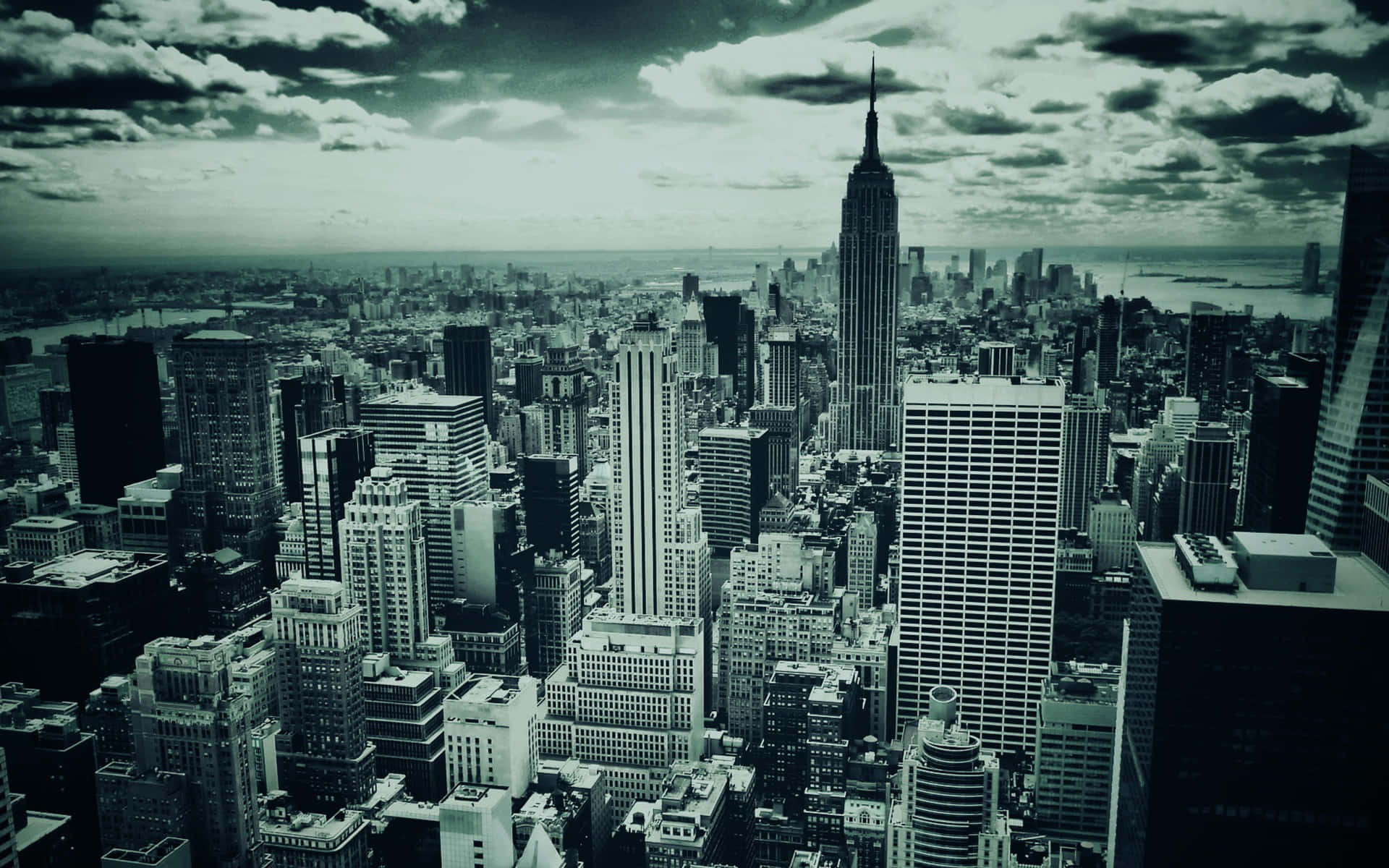 Diefesselnde Skyline Des Bundesstaates New York. Wallpaper