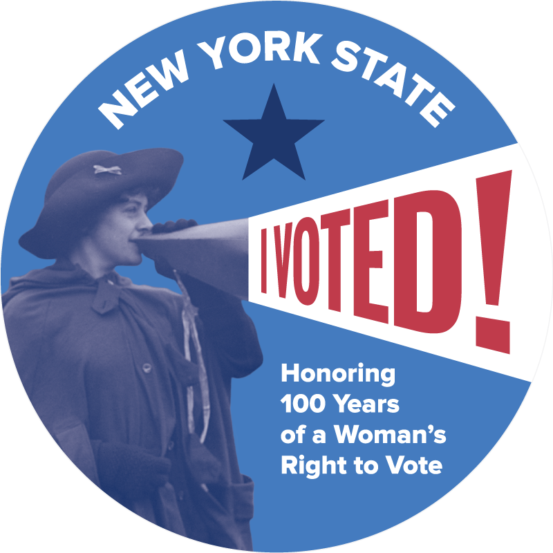 New York State Womens Suffrage Centennial Sticker PNG