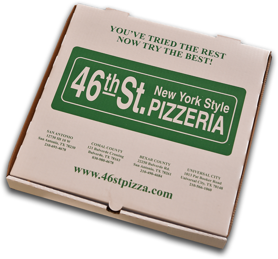 New York Style Pizzeria Box PNG