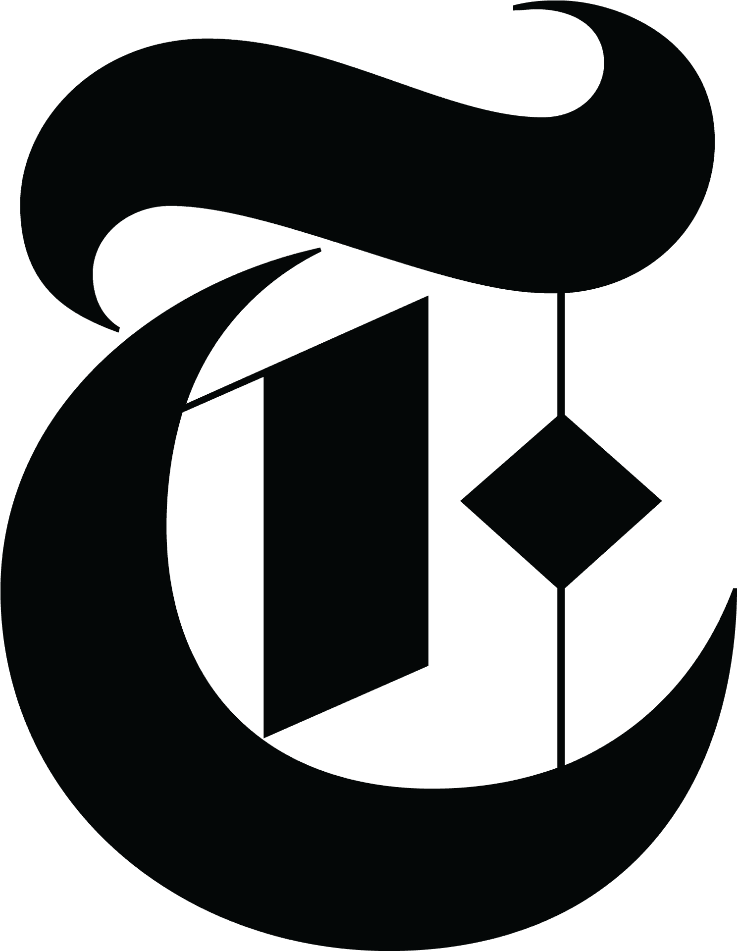 New York Times Logo Blackand White PNG