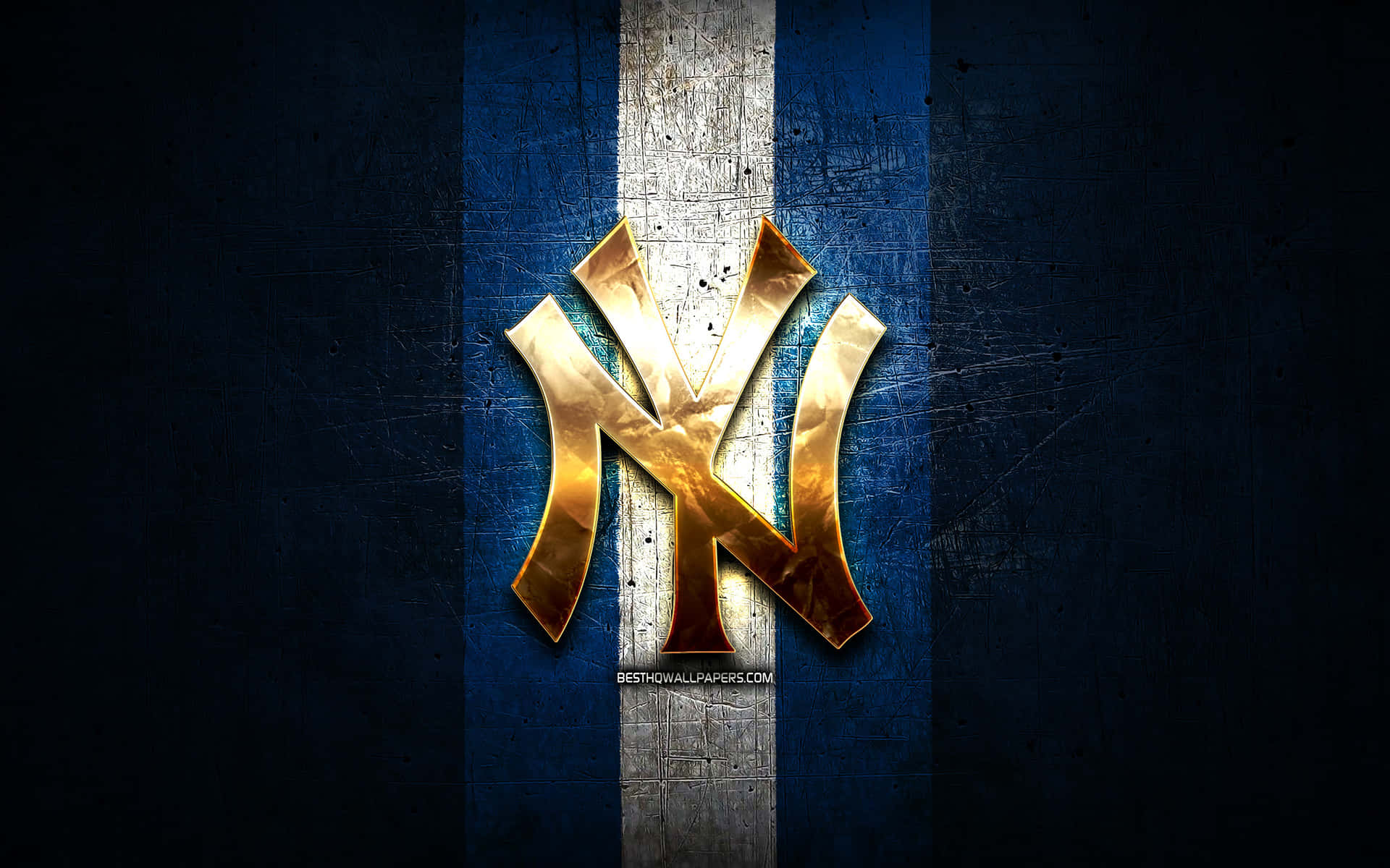 Dienew York Yankees Zeigen Stolz Ihr Logo Wallpaper