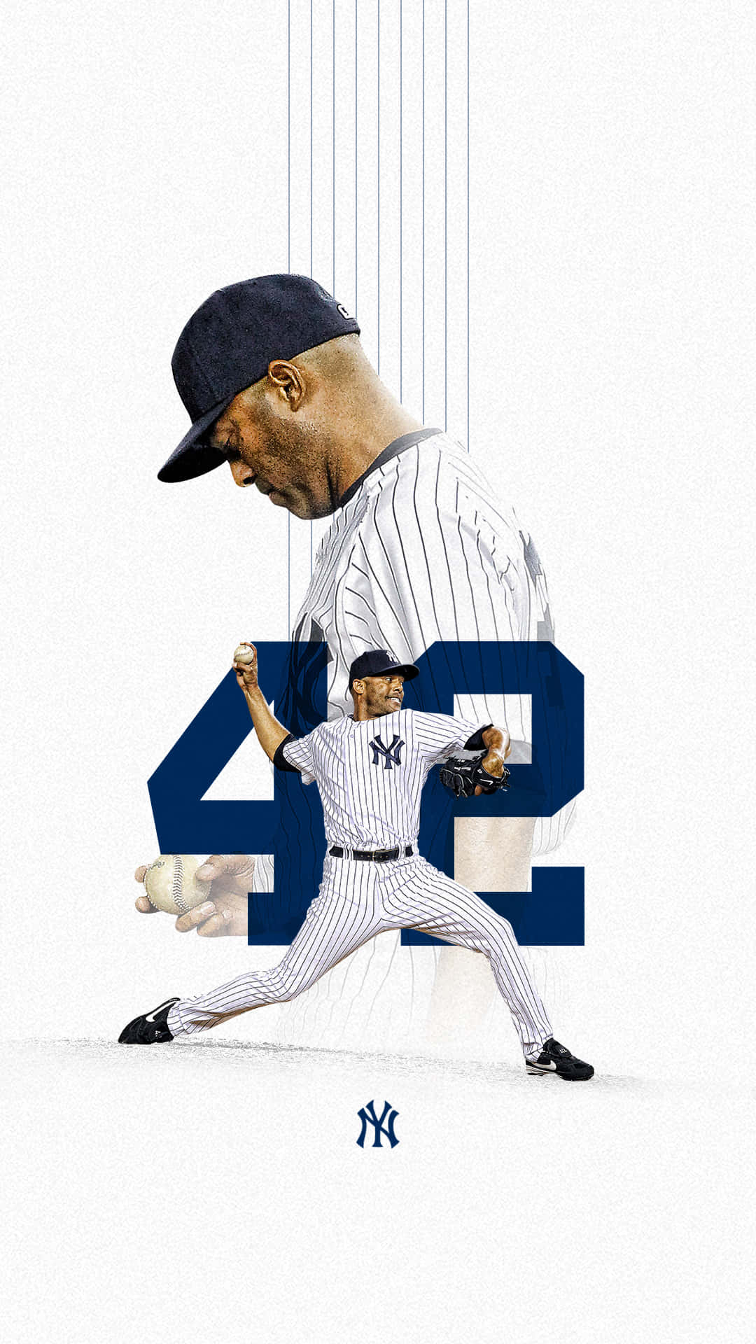 The New York Yankees take the field Wallpaper