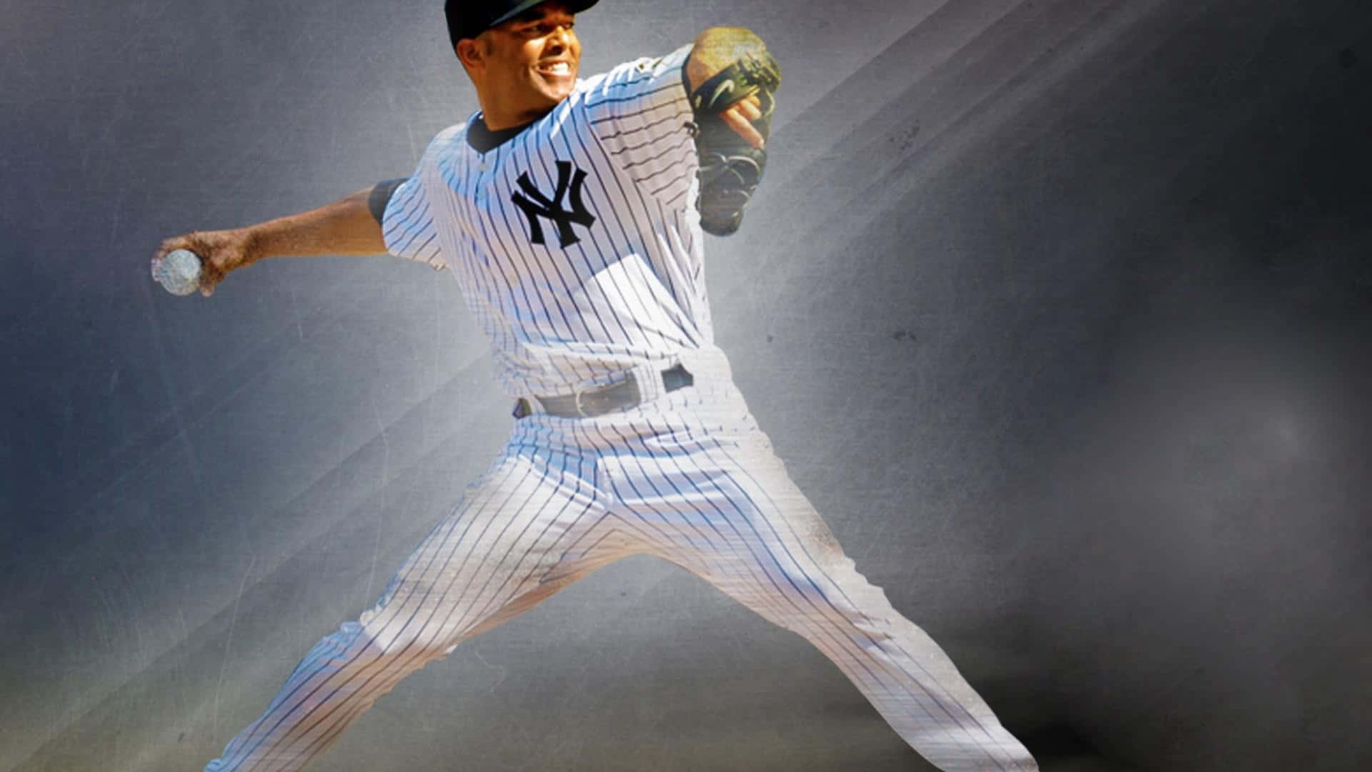 Det ikoniske New York Yankees Logo Wallpaper