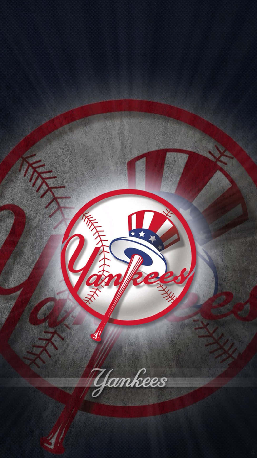 Logo1968 Dei New York Yankees Per Iphone Sfondo