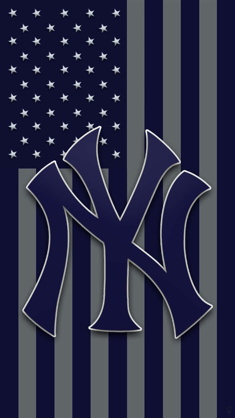 Fondode Pantalla Patriótico De Los New York Yankees Para Iphone. Fondo de pantalla