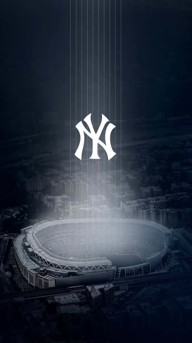 Cheer For The New York Yankees With Your Iphone! Wallpaper