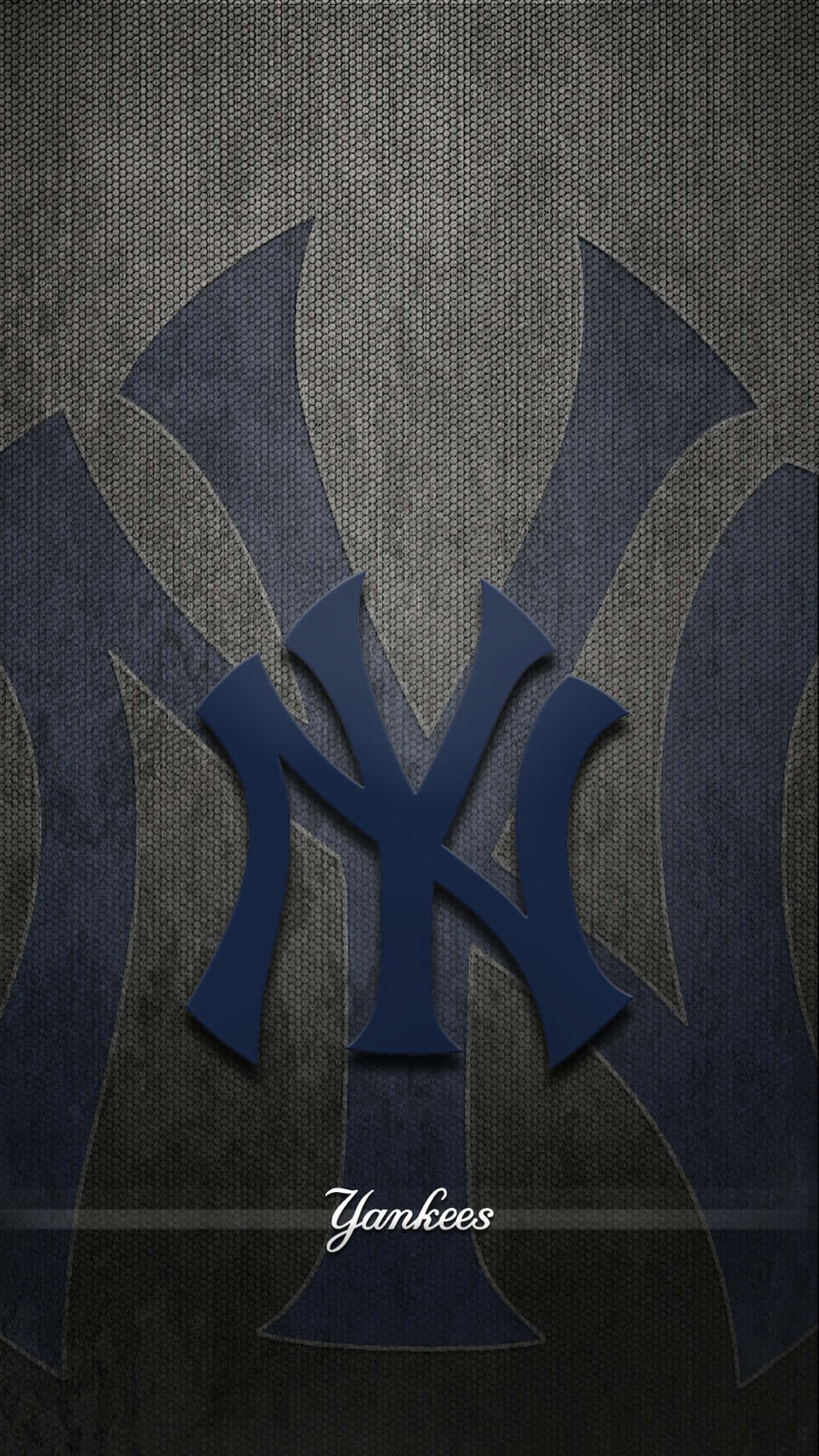 Gray And Blue New York Yankees Iphone Wallpaper