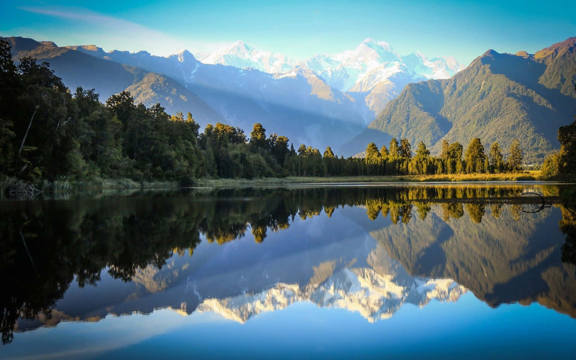 Majestætiskebjerge I New Zealand.