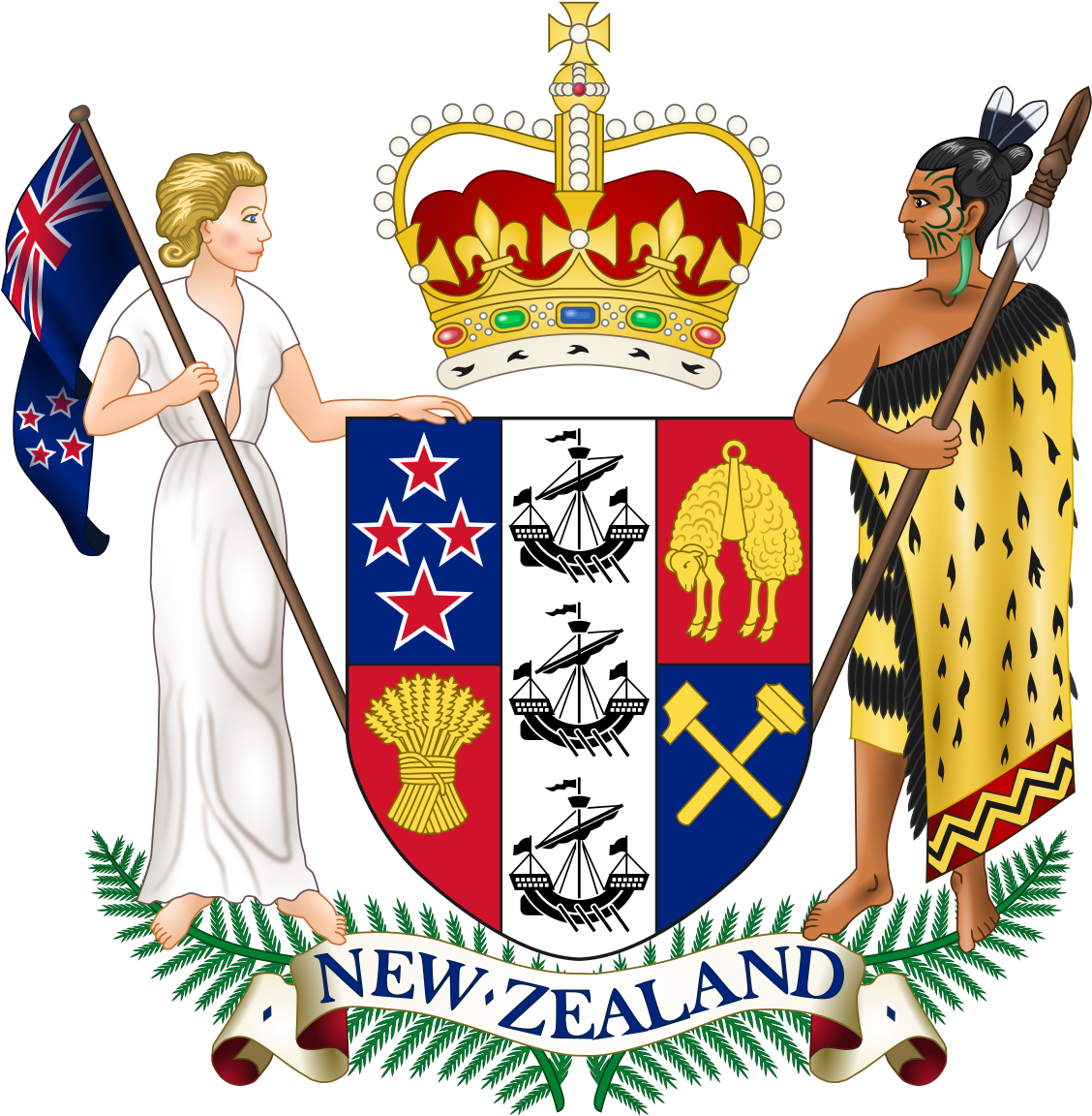 New Zealand Coatof Arms PNG