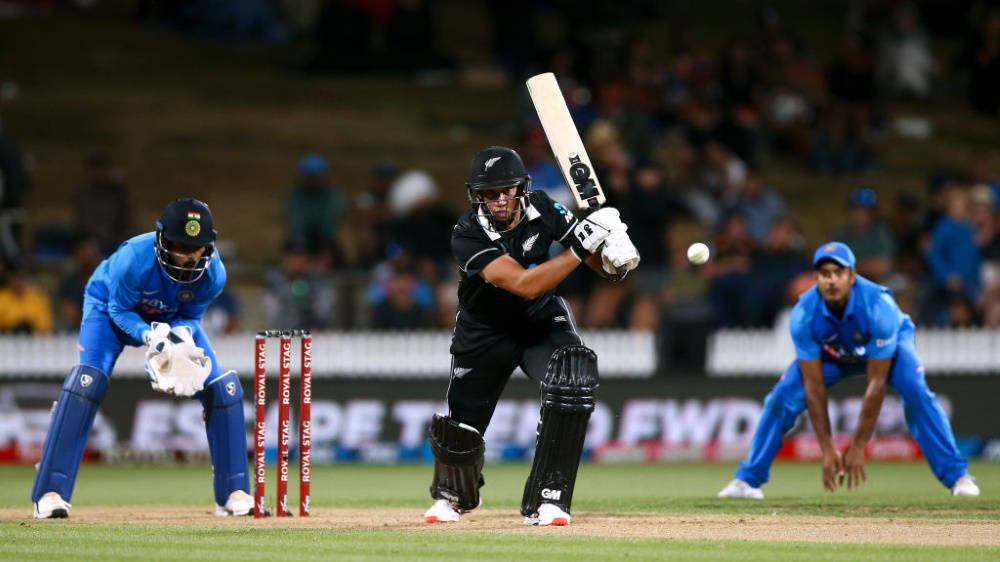 New Zealand Cricket Playing Against India Wallpaper
