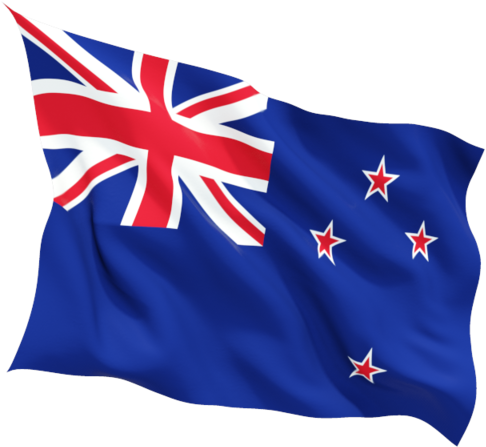 New Zealand Flag Waving PNG