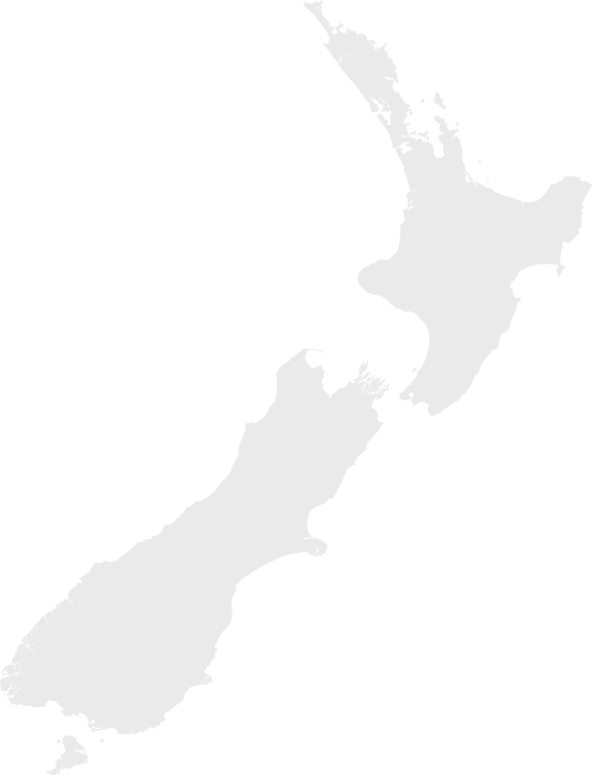 New Zealand Map Silhouette PNG