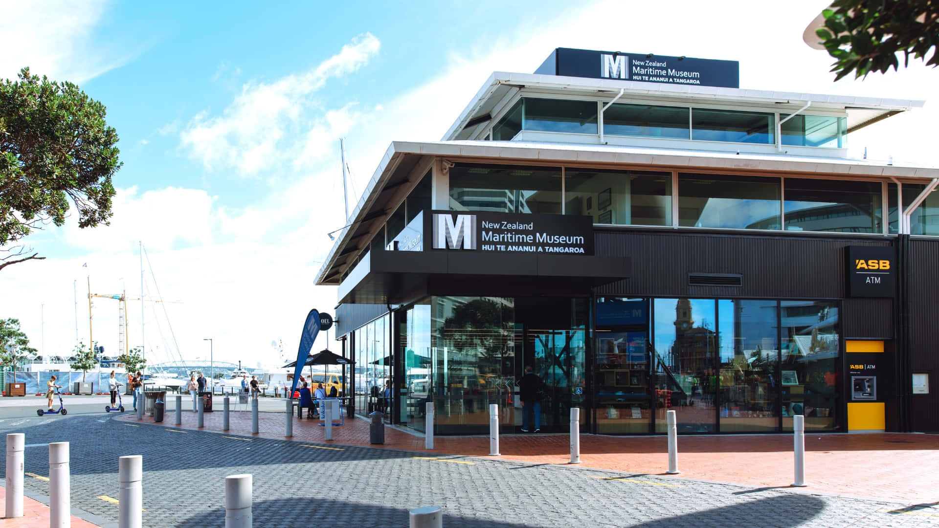 New Zealand Maritime Museum Exterior Wallpaper