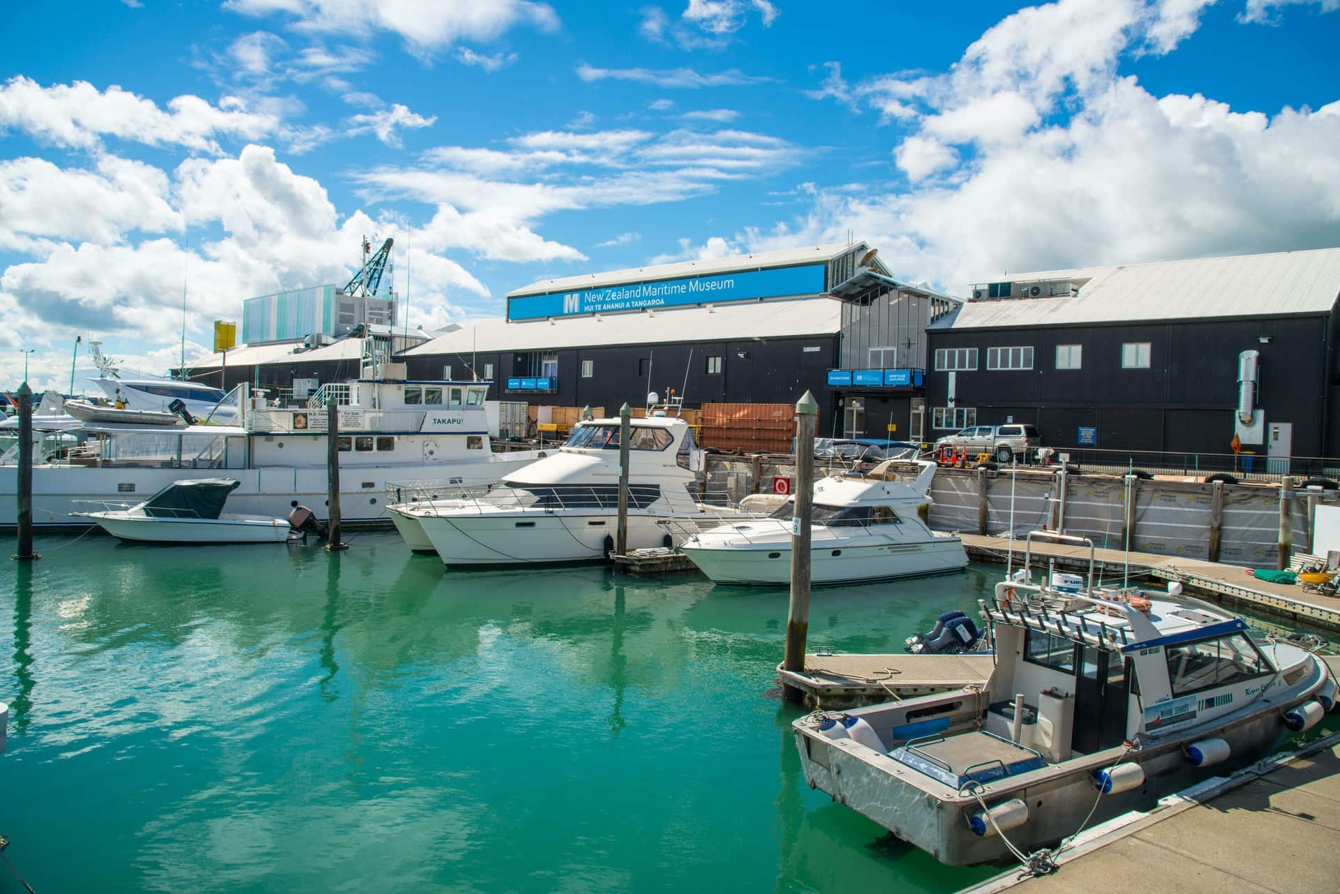 New Zealand Maritime Museum Harbor View Wallpaper