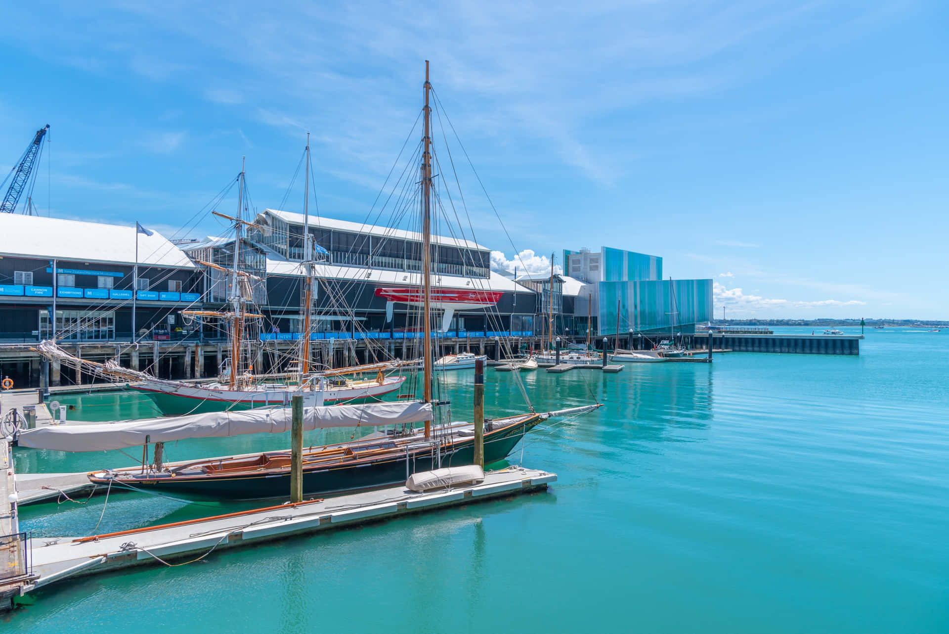 New Zealand Maritime Museumand Historic Ships Wallpaper