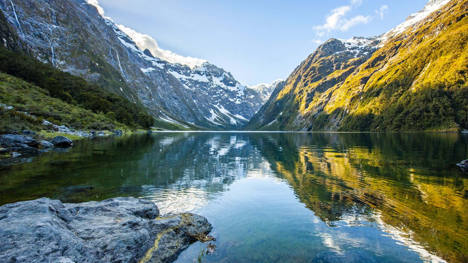 Denhänförande Naturliga Skönheten I Nya Zeeland