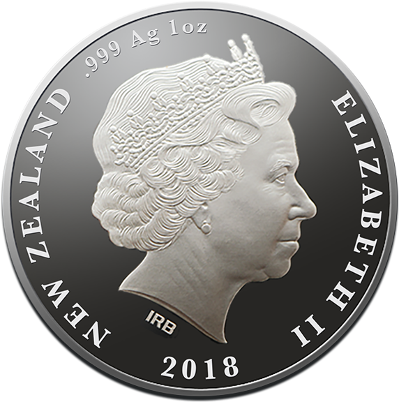 New Zealand Silver Coin2018 PNG