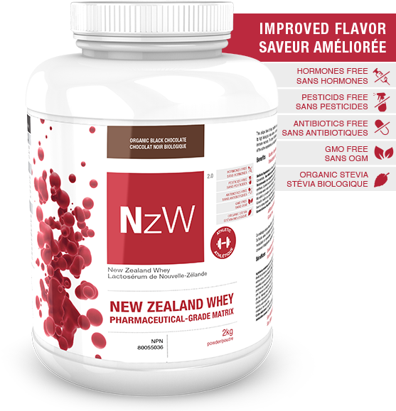New Zealand Whey Protein Powder Container PNG