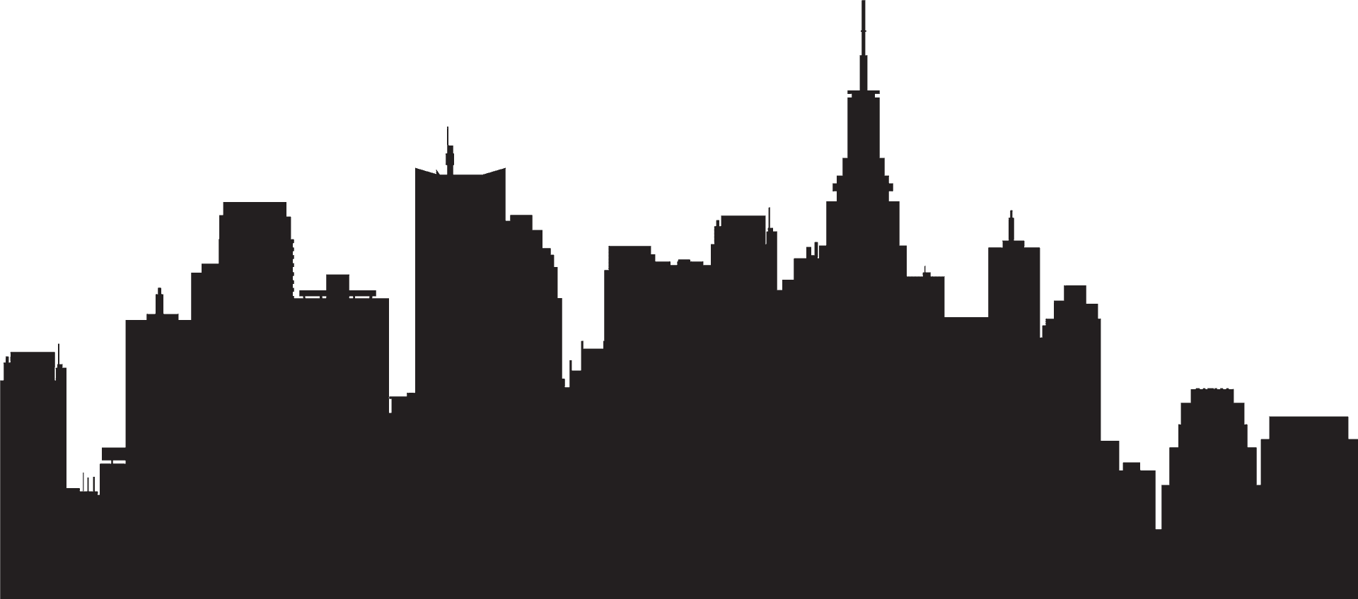 New_ York_ City_ Silhouette_ Skyline PNG