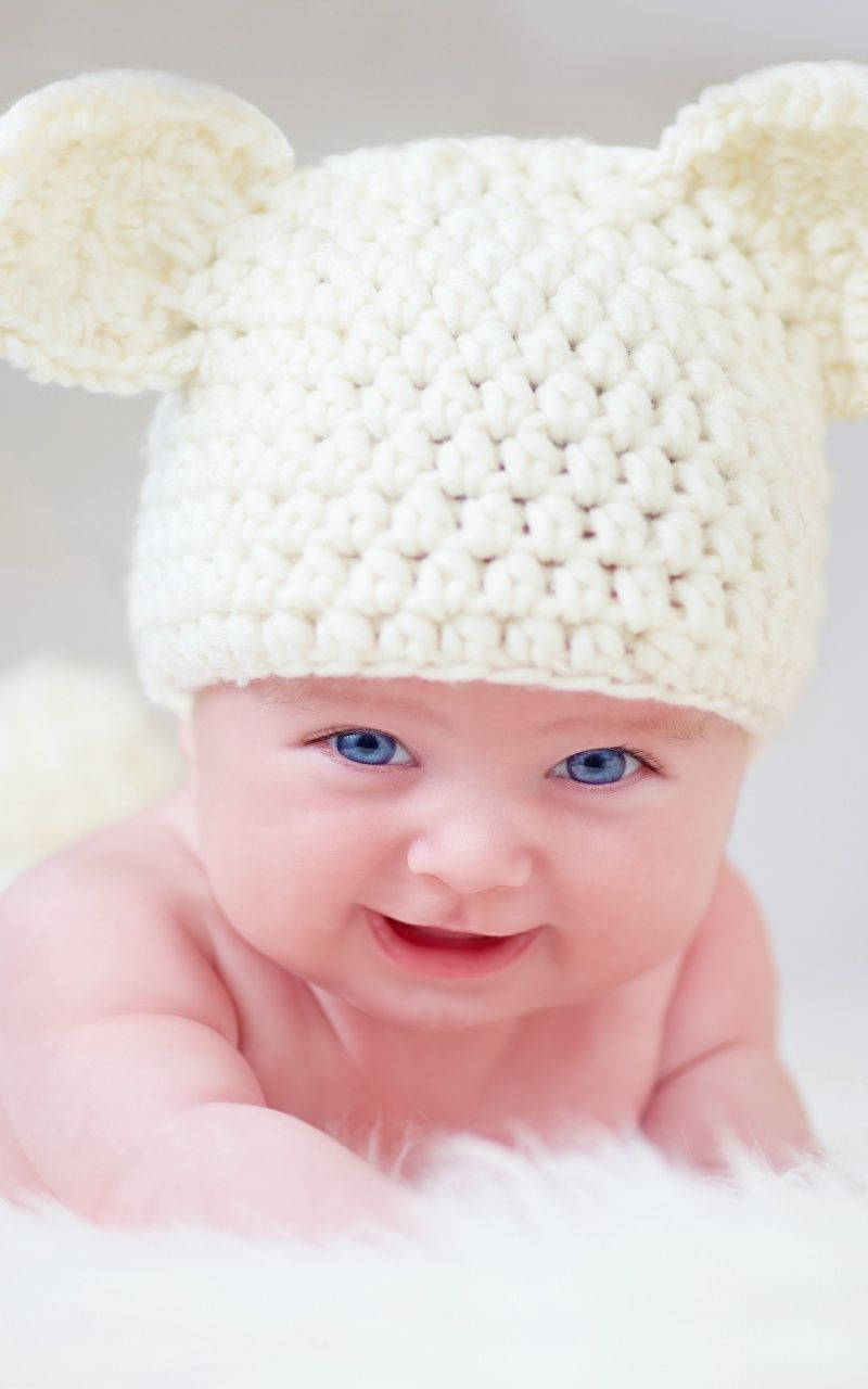 Newborn Baby Blue Eyes Wallpaper
