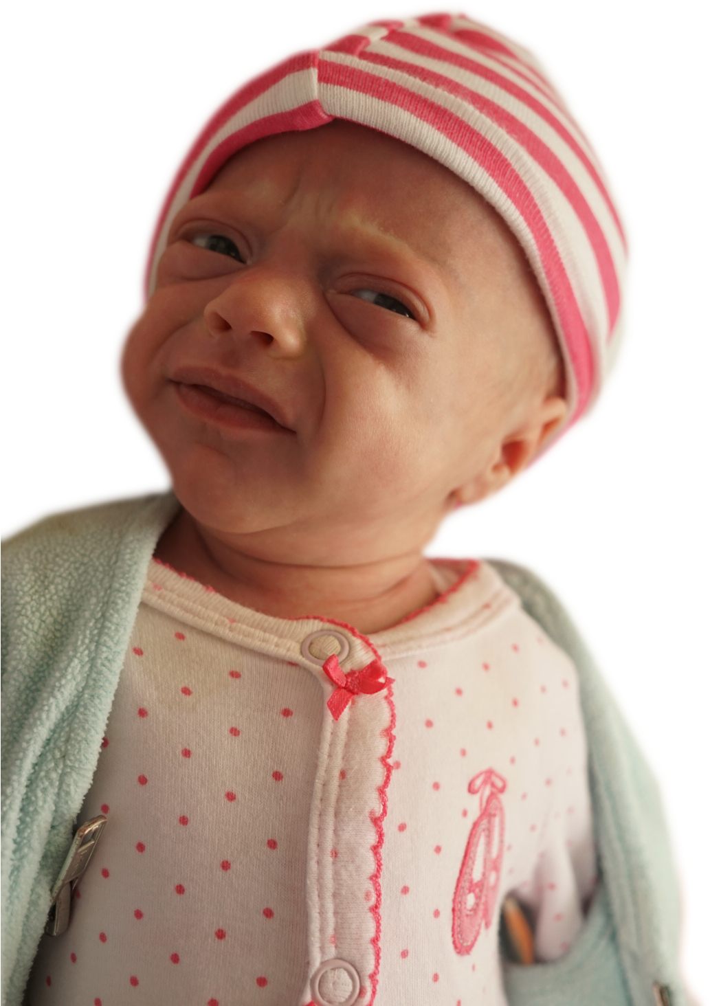 Newborn Baby Facial Expression PNG