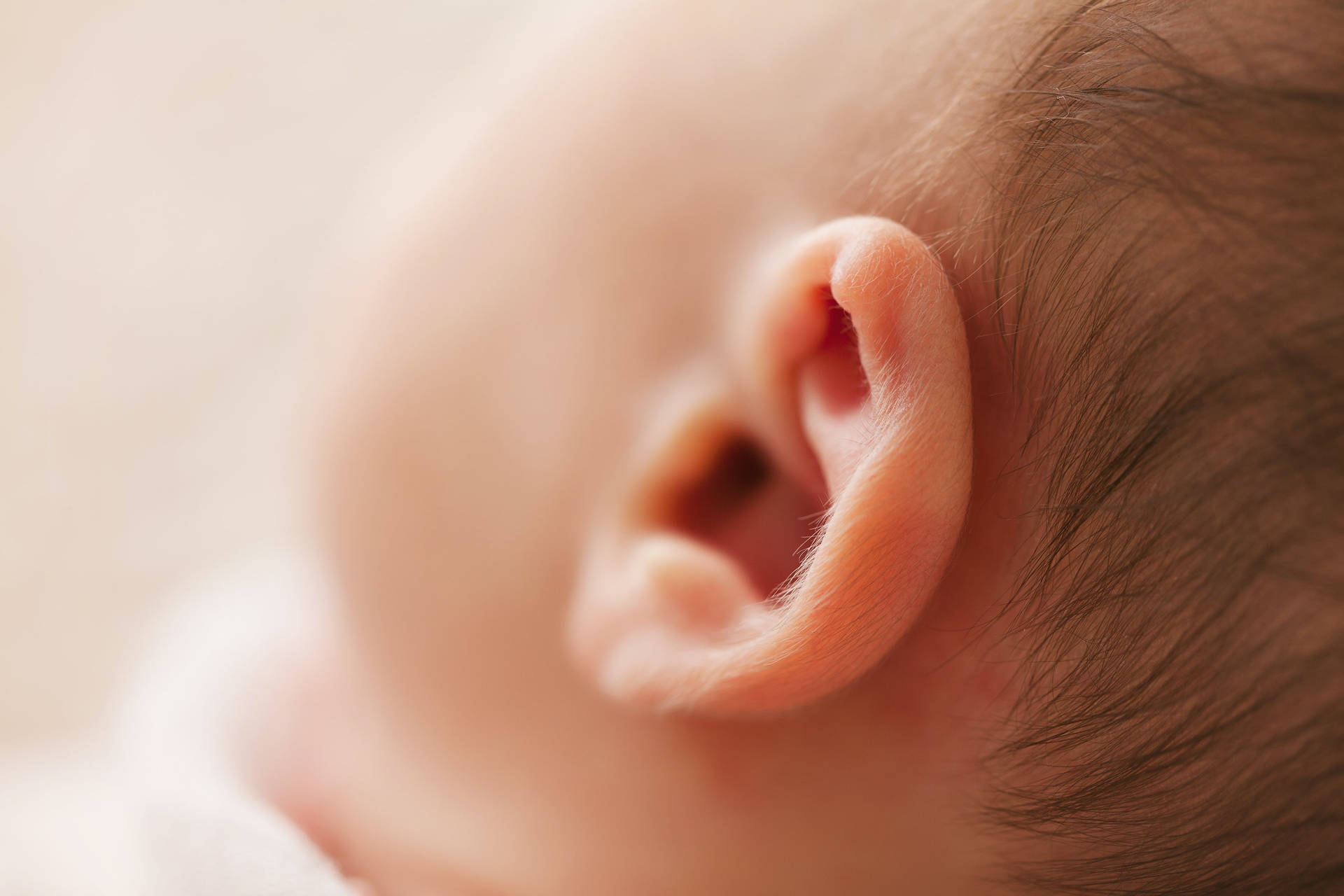 Newborn Baby Girl Ear